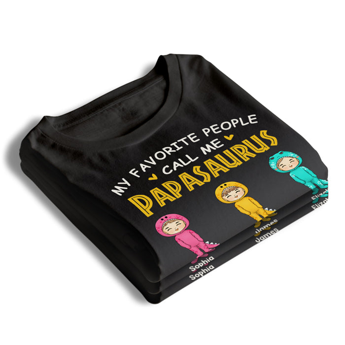 Mes personnes préférées m'appellent Nanasaurus - T-shirt unisexe personnalisé, sweat à capuche, sweat-shirt - Cadeau de fête des mères, d'anniversaire pour grand-mère
