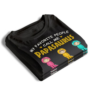 Mes personnes préférées m'appellent Nanasaurus - T-shirt unisexe personnalisé, sweat à capuche, sweat-shirt - Cadeau de fête des mères, d'anniversaire pour grand-mère