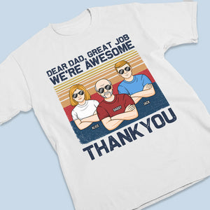 Excellent travail, nous sommes géniaux - T-shirt unisexe personnalisé pour la famille, sweat à capuche, sweat-shirt - Cadeau de fête des mères, d'anniversaire pour maman