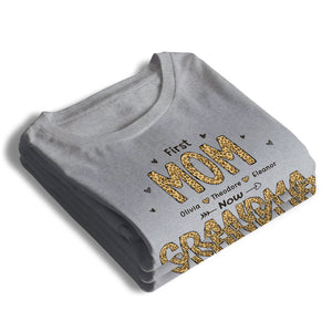 D'abord maman, maintenant grand-mère - T-shirt unisexe personnalisé, sweat à capuche, sweat-shirt - Cadeau fête des mères, anniversaire pour grand-mère