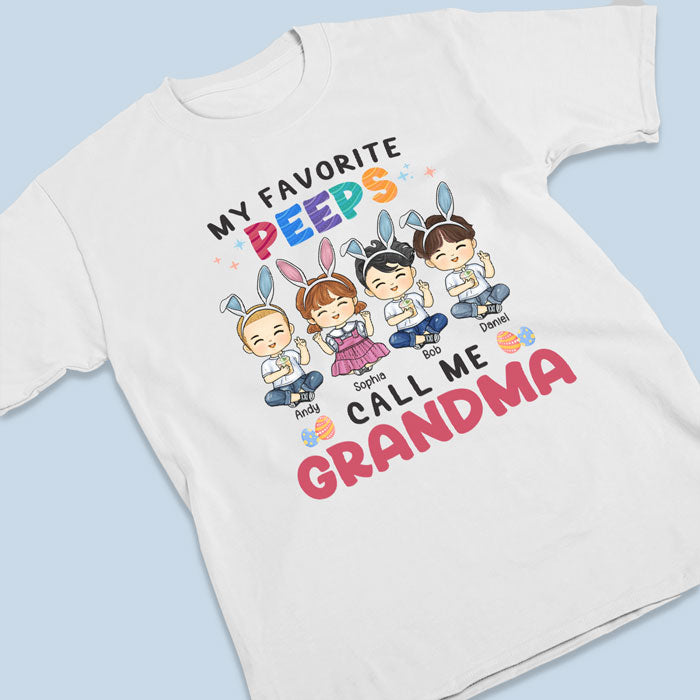 Mon pote préféré m'appelle - T-shirt, sweat à capuche et sweat-shirt unisexe personnalisé pour la famille - Cadeau d'anniversaire pour grand-mère