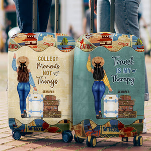 Si ce n'est pas maintenant, alors quand ? - Housse de bagage personnalisée pour voyage - Cadeau pour les amoureux du voyage