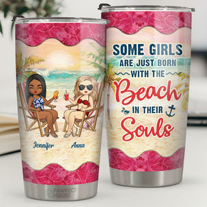 Beach In Souls - Gobelet personnalisé - Cadeau pour meilleure amie