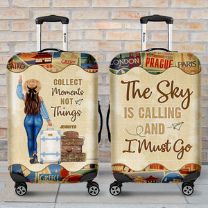 Si ce n'est pas maintenant, alors quand ? - Housse de bagage personnalisée pour voyage - Cadeau pour les amoureux du voyage