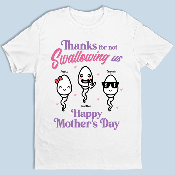 Bonne fête des mères - T-shirt unisexe personnalisé, sweat à capuche, sweat-shirt - Cadeau d'anniversaire pour maman