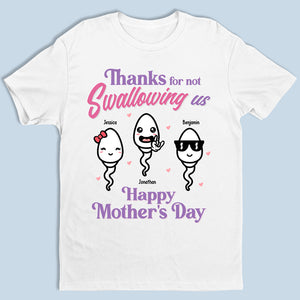 Bonne fête des mères - T-shirt unisexe personnalisé, sweat à capuche, sweat-shirt - Cadeau d'anniversaire pour maman