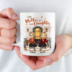 The Love Between Us Lasts Forever - Family Personalized Custom Mug - Mother's Day, Birthday Gift For Mom From Daughter