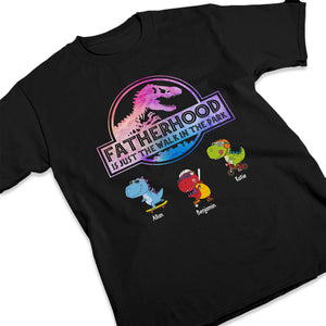 Promenade dans le parc pour la paternité - Cadeau pour papa, grand-père - T-shirt et sweat à capuche unisexe personnalisé