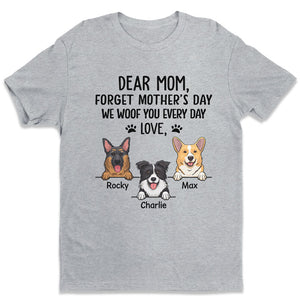 Nous vous adressons un grand merci tous les jours ! T-shirt, sweat à capuche et sweat-shirt unisexe personnalisé pour chien ! Cadeau d'anniversaire, fête des mères, pour les propriétaires d'animaux et les amoureux des animaux.
