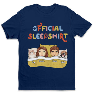 T-shirt de nuit officiel Couple &amp; Pets - T-shirt unisexe personnalisé, sweat à capuche et sweat-shirt - Cadeau pour couples, propriétaires d'animaux et amoureux des animaux