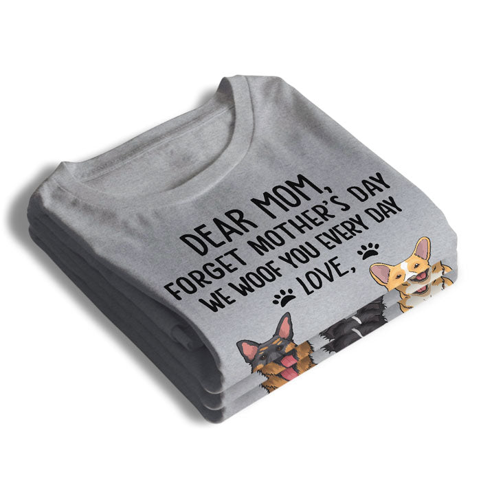 Nous vous adressons un grand merci tous les jours ! T-shirt, sweat à capuche et sweat-shirt unisexe personnalisé pour chien ! Cadeau d'anniversaire, fête des mères, pour les propriétaires d'animaux et les amoureux des animaux.