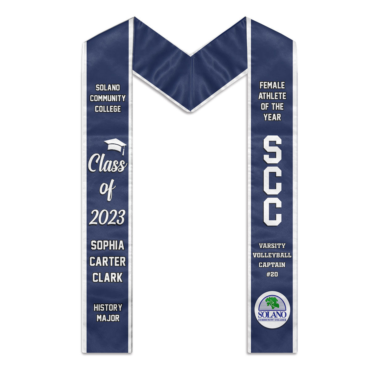 Best Gift For Graduation's Day, Class of 2024 - Personalized Graduation Stole