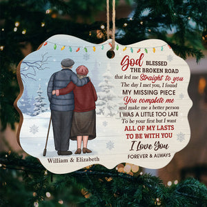 Je t'aime, pour toujours et à jamais - Décoration de Noël en bois personnalisée en forme de Benelux - Cadeau pour couple, mari, femme, anniversaire, fiançailles, mariage, cadeau de mariage, cadeau de Noël
