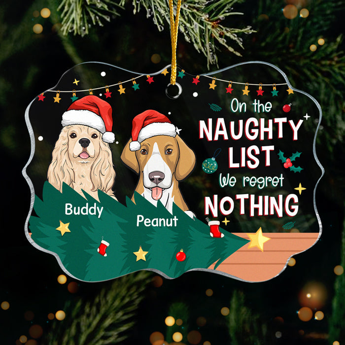 J'ai été un très bon chat/chien cette année - Décoration de Noël personnalisée en acrylique en forme de Benelux - Télécharger une image, cadeau pour les amoureux des animaux, cadeau de Noël
