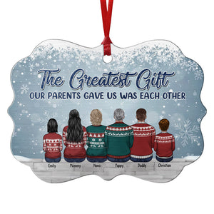 L'amour entre frères et sœurs est l'une des plus grandes bénédictions de la vie - Décoration familiale personnalisée - Bois/Aluminium en forme de Benelux - Cadeau de Noël pour frères et sœurs