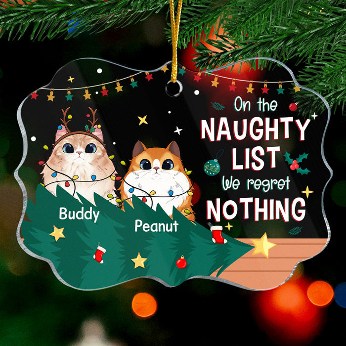 J'ai été un très bon chat/chien cette année - Décoration de Noël personnalisée en acrylique en forme de Benelux - Télécharger une image, cadeau pour les amoureux des animaux, cadeau de Noël