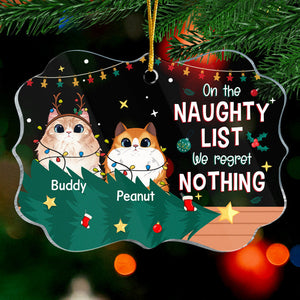 J'ai été un très bon chat/chien cette année - Décoration de Noël personnalisée en acrylique en forme de Benelux - Télécharger une image, cadeau pour les amoureux des animaux, cadeau de Noël