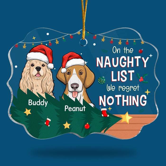 J'ai été un très bon chat/chien cette année - Décoration de Noël personnalisée en acrylique en forme de Benelux - Télécharger une image, cadeau pour les amoureux des animaux, cadeau de Noël