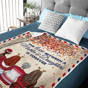 L'amour entre une mère et ses filles est éternel - Couverture personnalisée - Cadeau pour la famille, cadeau de Noël