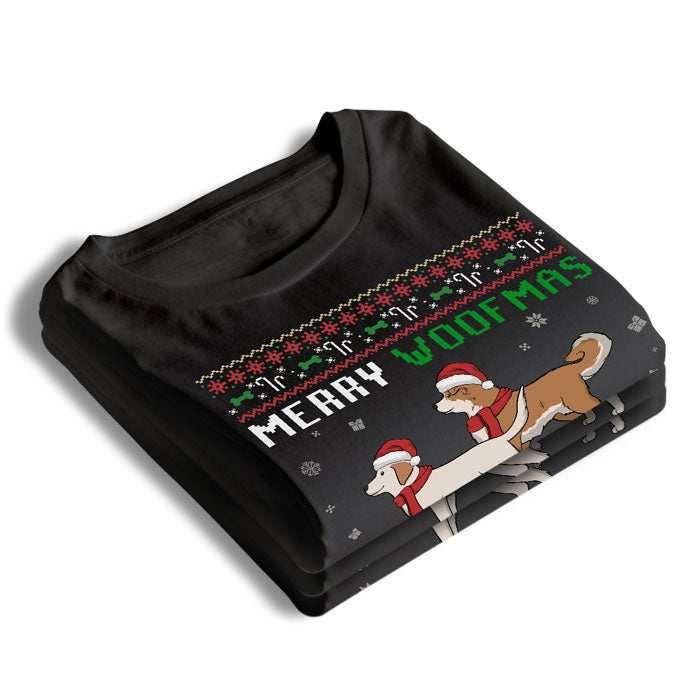Joyeux anniversaire - T-shirt, sweat à capuche et sweat-shirt unisexe personnalisé pour chien - Cadeau de Noël pour propriétaires et amoureux des animaux