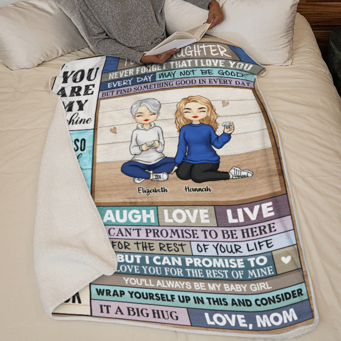 N'oublie jamais que je t'aime - Couverture personnalisée pour la famille - Cadeau de Noël pour les membres de la famille