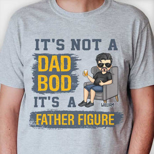 Ce n'est pas un corps de papa, c'est une figure paternelle - Cadeau pour papa, grand-père - T-shirt unisexe personnalisé, sweat à capuche