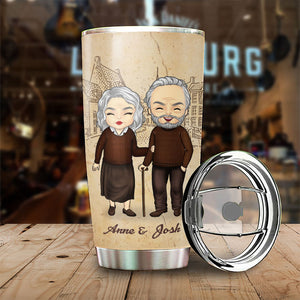 Our Life Ain't No Fairy Tale But Still You Are My Queen Forever - Gift For Couples, Personalized Tumbler.