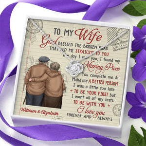 I Want All Of My Lasts To Be With You - Gift For Couples, Personalized Love Knot Necklace.