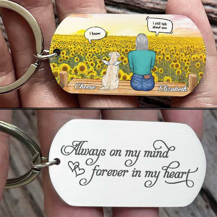 Pour toujours dans mon cœur - Porte-clés personnalisé