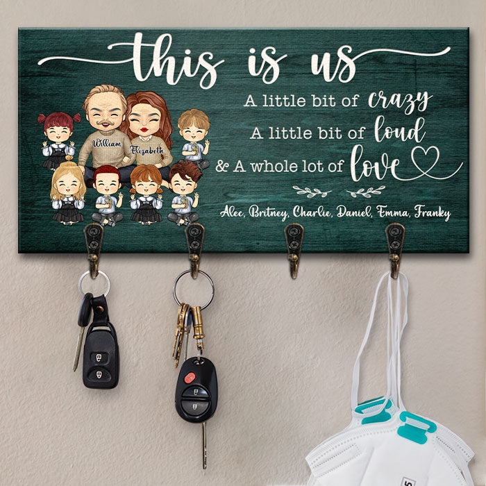 C'est nous, beaucoup d'amour - Porte-clés personnalisé, porte-clés - Cadeau pour couples, mari et femme