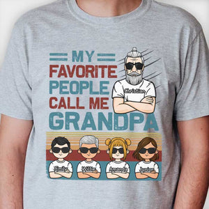 Je m'appelle Grand-père - T-shirt unisexe personnalisé, sweat à capuche - Cadeau pour papa, grand-père