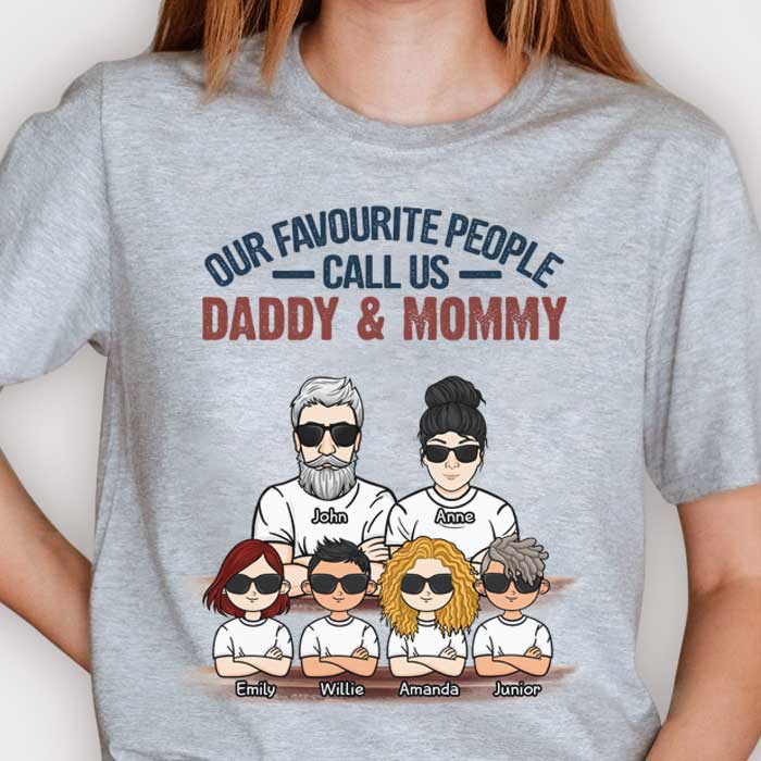 Nous sommes papa et maman - T-shirt unisexe personnalisé, sweat à capuche - Cadeau d'anniversaire, cadeau pour couples, mari et femme
