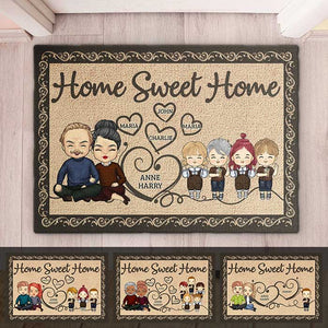 Il n'y a pas de meilleur endroit que la maison - Tapis décoratif personnalisé - Cadeaux d'anniversaire, cadeau pour couples, mari et femme