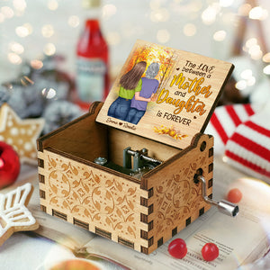 The Love Between A Mother And Daughter Is Forever - Personalized Music Box.