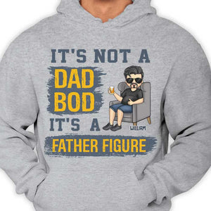 Ce n'est pas un corps de papa, c'est une figure paternelle - Cadeau pour papa, grand-père - T-shirt unisexe personnalisé, sweat à capuche