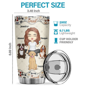 Valeurs nutritionnelles pour maman chien, femme incroyable, amour inconditionnel - Gobelet personnalisé - Cadeau pour amoureux des chiens, propriétaires de chiens, cadeau pour chien, cadeau pour amoureux des animaux