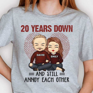 On s'agace toujours - T-shirt unisexe personnalisé, sweat à capuche - Cadeau pour couple, mari et femme