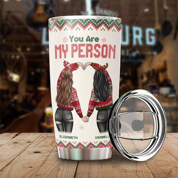 Thank You For Making Me Laugh When I Didn't Even Want To Smile - Personalized Tumbler.