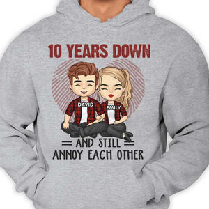 On s'agace toujours - T-shirt unisexe personnalisé, sweat à capuche - Cadeau pour couple, mari et femme