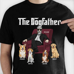 Le Père Chien, Papa Chien en Costume - Cadeau pour Papa Chien - T-shirt unisexe personnalisé, sweat à capuche