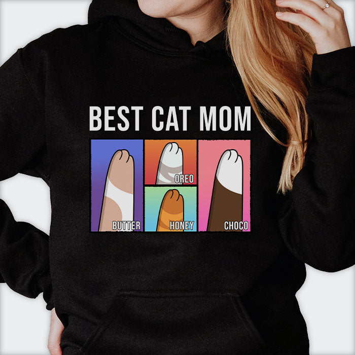 Best Cat Mom Cat Dad - Gift for Cat Lovers - Personalized Unisex T-Shirt, Hoodie.