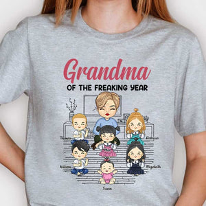 Grand-mère de l'année ! T-shirt unisexe personnalisé, sweat à capuche, sweat-shirt ! Cadeau pour grand-mère et grands-parents