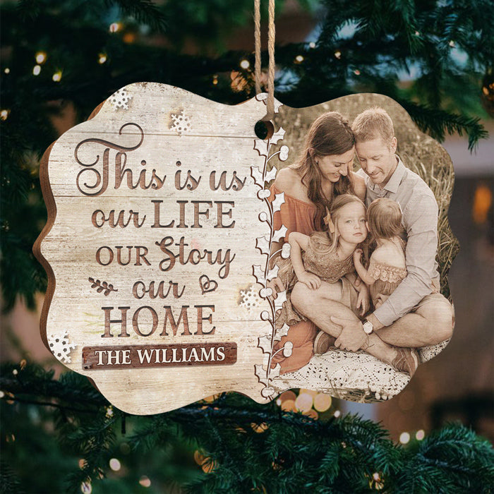C'est nous - Décoration de Noël en bois personnalisée en forme de Benelux, portrait photo de famille personnalisé, décoration photo personnalisée - Télécharger une image, cadeau pour la famille, cadeau de Noël