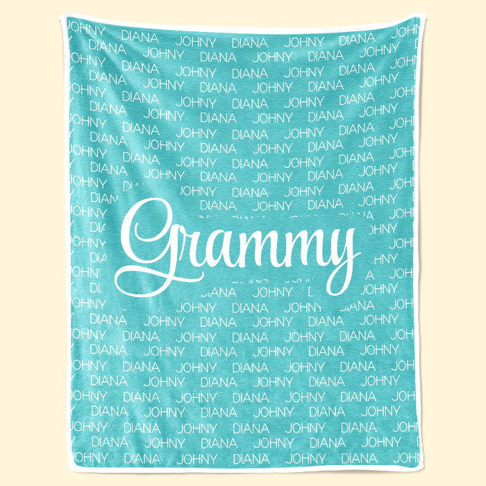 Couverture personnalisée pour toute la famille, chaleureuse et confortable, idéale pour les grands-parents, les grands-parents et les grands-pères.