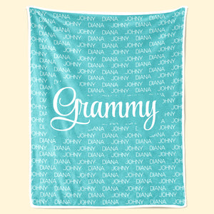 Couverture personnalisée pour toute la famille, chaleureuse et confortable, idéale pour les grands-parents, les grands-parents et les grands-pères.