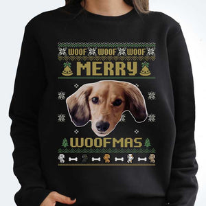 Meowy Christmas - T-shirt unisexe personnalisé, sweat à capuche, sweat-shirt - Télécharger une image, cadeau pour les amoureux des animaux, cadeau de Noël