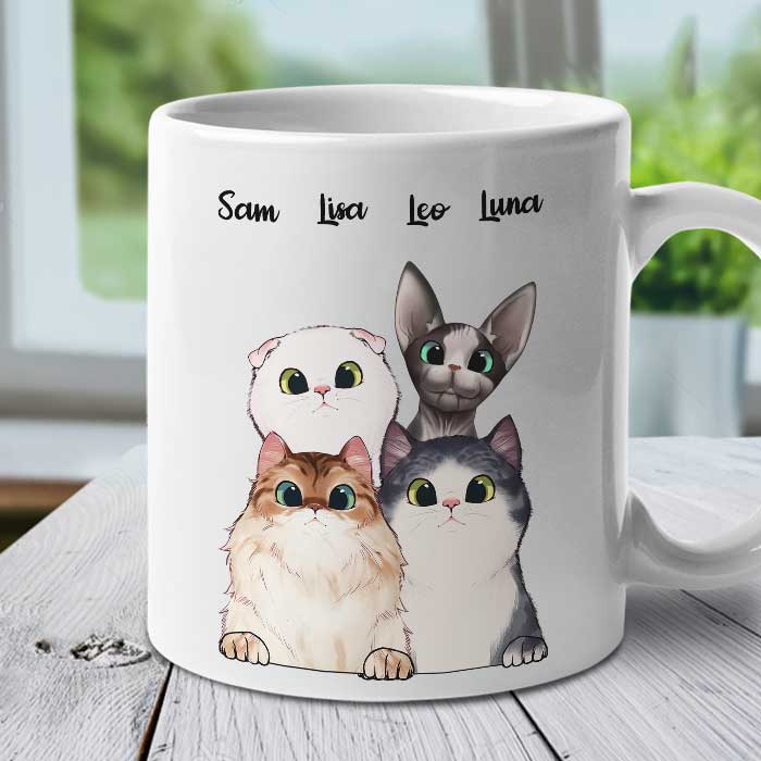 At Least You Don't Have Ugly Children Mom - Gift For Cat Mom - Personalized Mug.