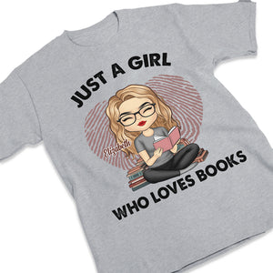 Une fille qui aime les livres - T-shirt et sweat à capuche unisexe personnalisé