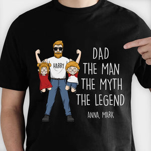 Papa l'Homme le Mythe la Légende - Cadeau pour papa, cadeau pour la fête des pères - T-shirt unisexe personnalisé, sweat à capuche