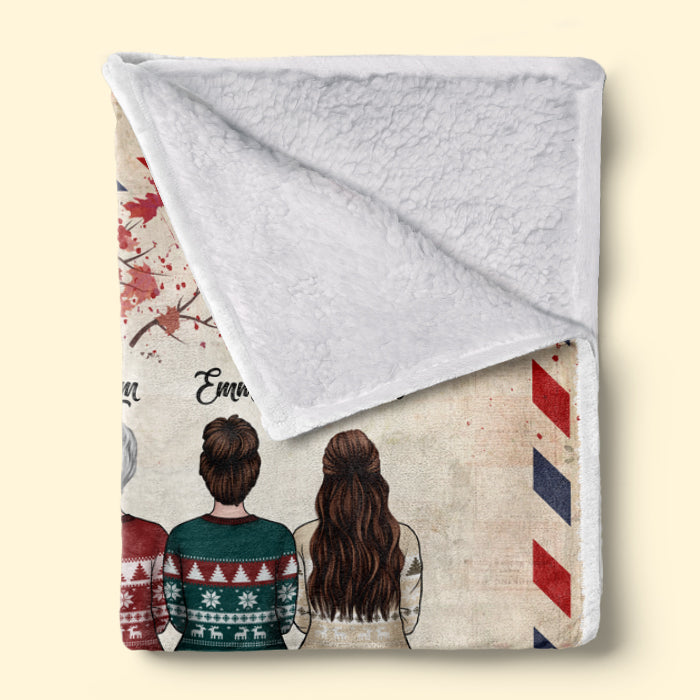 My Dear Mom I Need To Say I Love You - Family Personalized Custom Blanket - Christmas Gift For Mom From Daughter